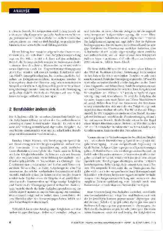 Vorschauseite 2: Gesundheitsberufe im Wandel