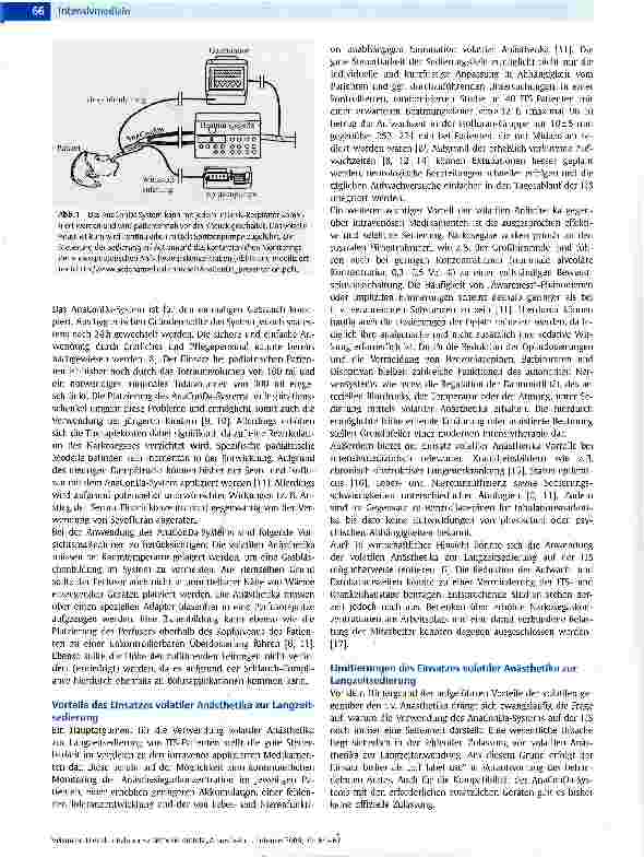 Vorschauseite 3: Inhalationsanästhesie mittels „Anaesthetic Conserving Device zur Langzeitsedierung eines schwer sedierbaren Patienten