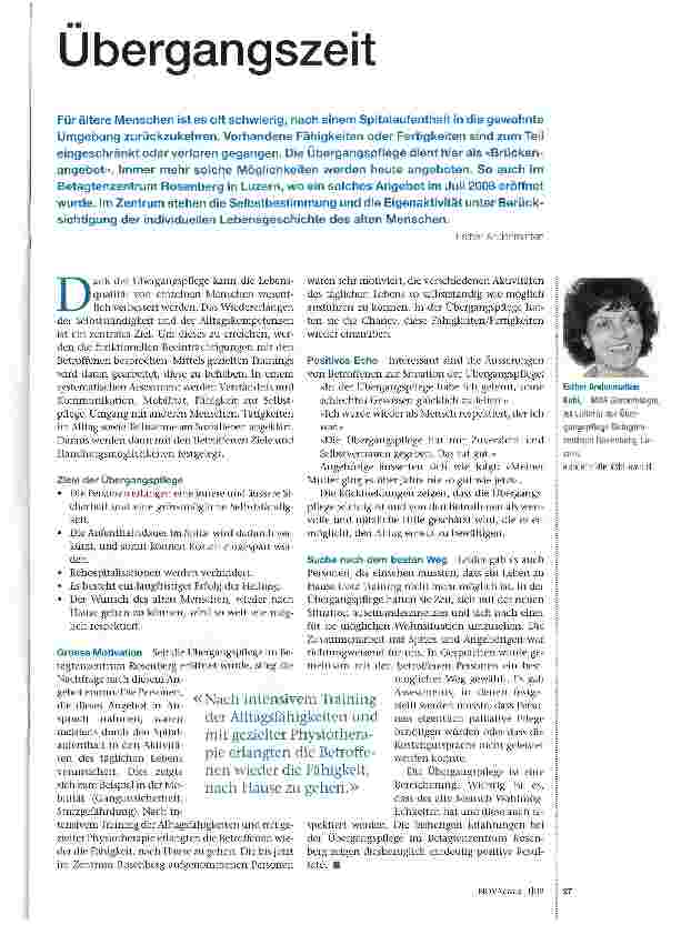 Vorschauseite 1: Übergangszeit