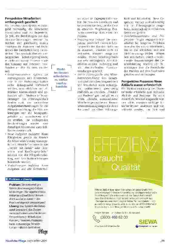 Vorschauseite 2: Vom Pflegedienst zum Vollversorger