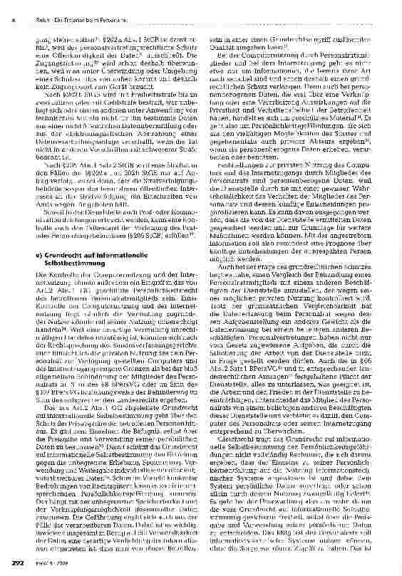Vorschauseite 3: Ein Trojaner beim Personalrat