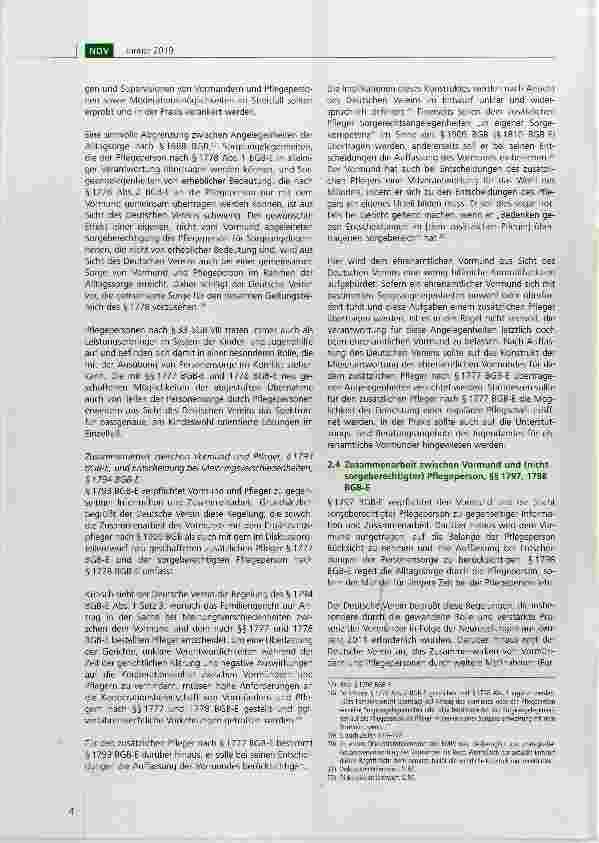 Vorschauseite 4: Stellungnahme des Deutschen Vereins zum Entwurf eines Gesetzes zur Reform des Vormundschaftsrechts (2. Diskussionsteilentwurf des Bundesministeriums der Justiz und für Verbraucher…