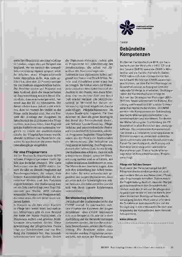Vorschauseite 2: Die Fachhochschulen nehmen den Personalmangel ins Visier