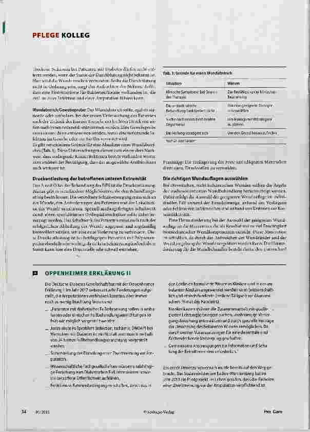 Vorschauseite 2: Diabetisches Fußsyndrom: Amputationen vermeiden