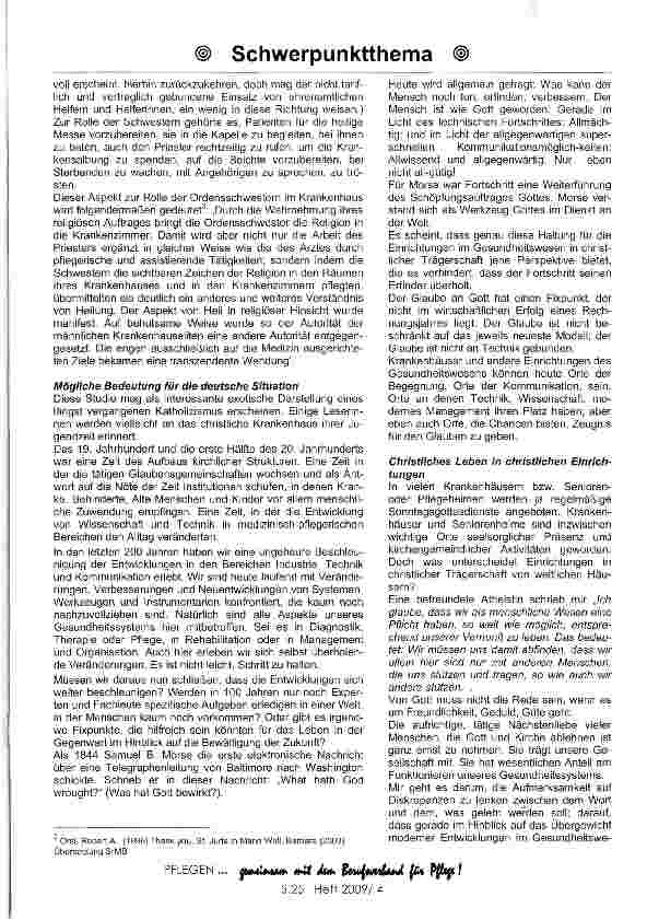 Vorschauseite 3: Glauben leben in christlichen Einrichtungen des Gesundheitswesens
