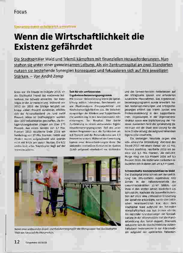 Vorschauseite 1: Wenn die Wirtschaftlichkeit die Existenz gefährdet