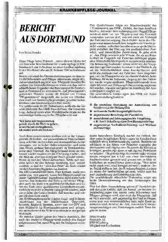 Vorschauseite 1: Bericht aus Dortmund
