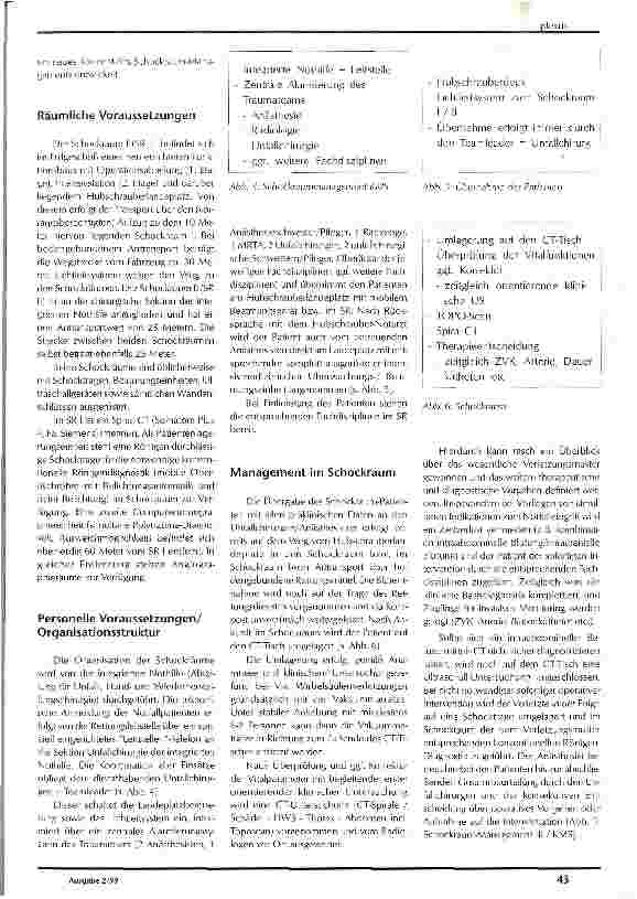 Vorschauseite 2: Modernes Schockraum-Management: das Schwabinger-Modell