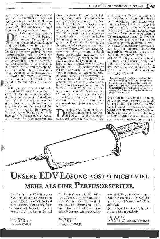 Vorschauseite 5: Ambulanz im Krankenhaus Die modifizierte Vollkostenrechnung (1)