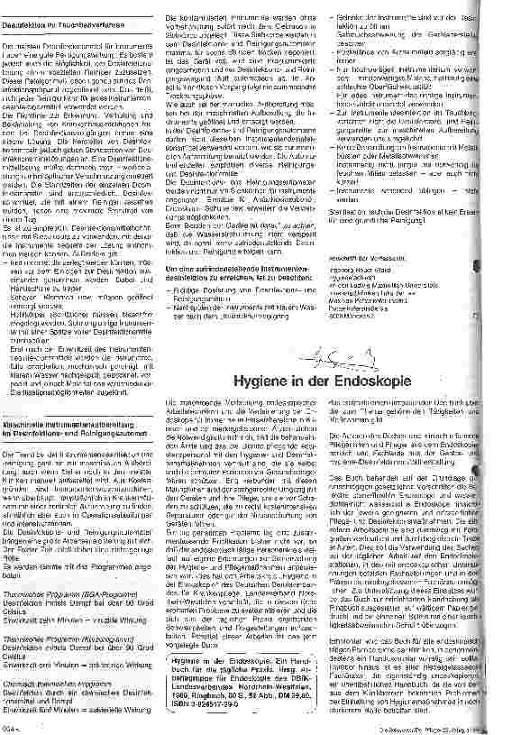 Vorschauseite 2: Instrumentendesinfektion