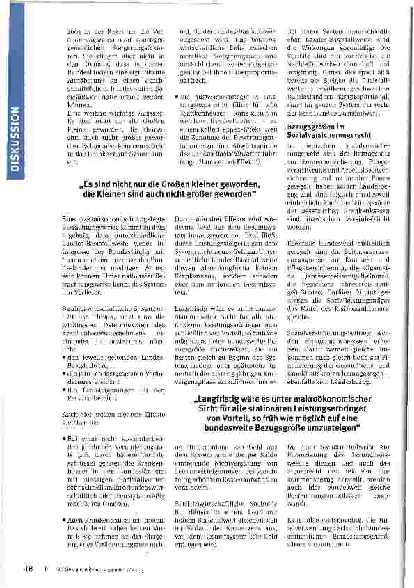 Vorschauseite 2: „Der Länderbezug ist anachronistisch