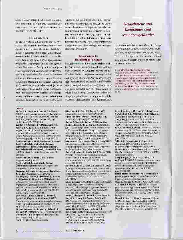 Vorschauseite 5: Endokrine Disruptoren und Schwangerschaft: die Rolle der Hebammen