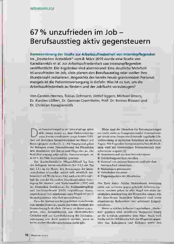 Vorschauseite 1: 67 % unzufrieden im Job - Berufsausstieg aktiv gegensteuern
