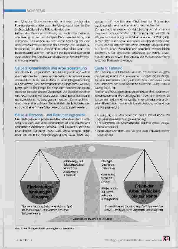 Vorschauseite 3: Nachhaltiges Personalmanagement in der Pflege oder: Pflanzen, wachsen, ernten