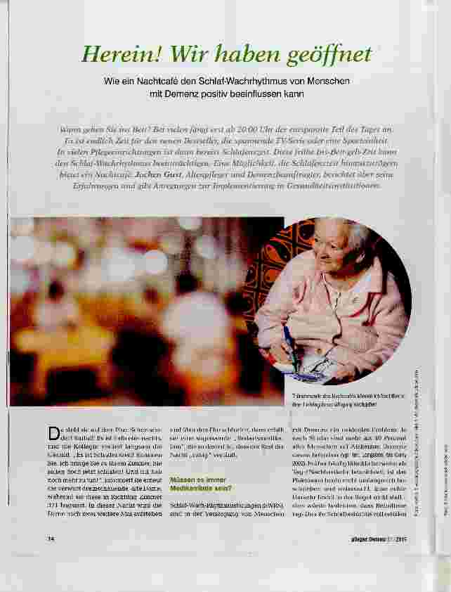 Vorschauseite 1: Herein! Wir haben geöffnet