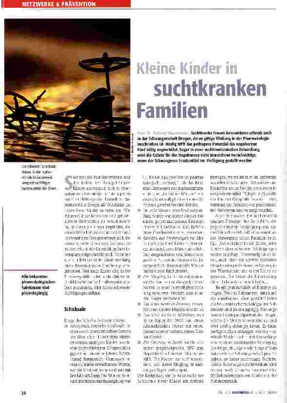 Vorschauseite 1: Kleine Kinder in suchtkranken Familien