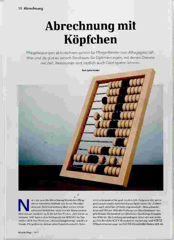 Vorschauseite 1: Abrechnung mit Köpfchen