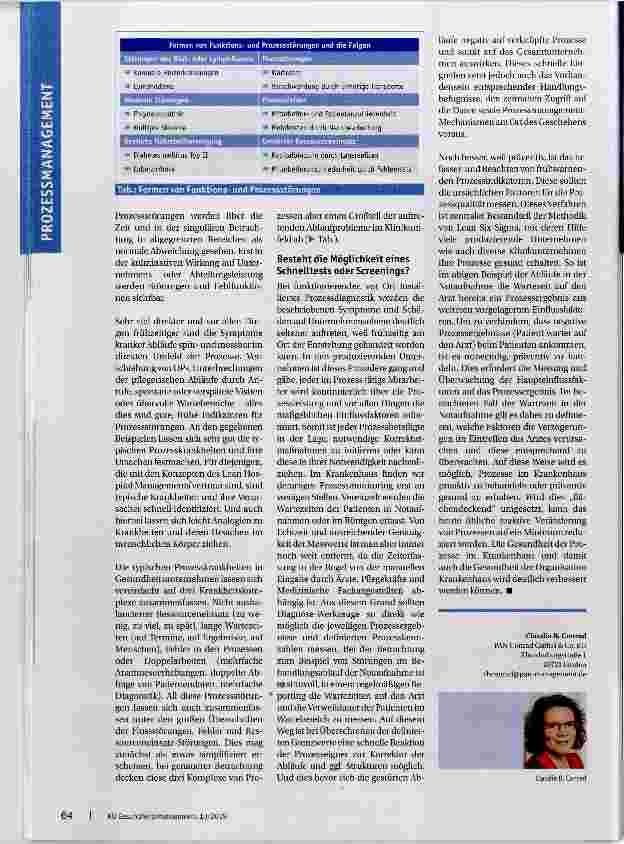Vorschauseite 3: Gesunde Prozesse für Gesundheitsunternehmen