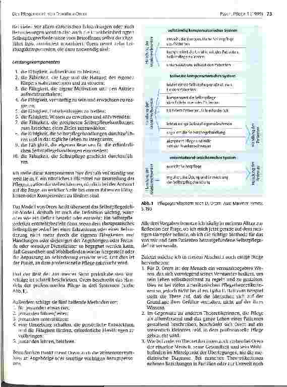 Vorschauseite 4: Das Pflegemodell von Dorothea Orem - brauchbar für die psychiatrische Pflege?