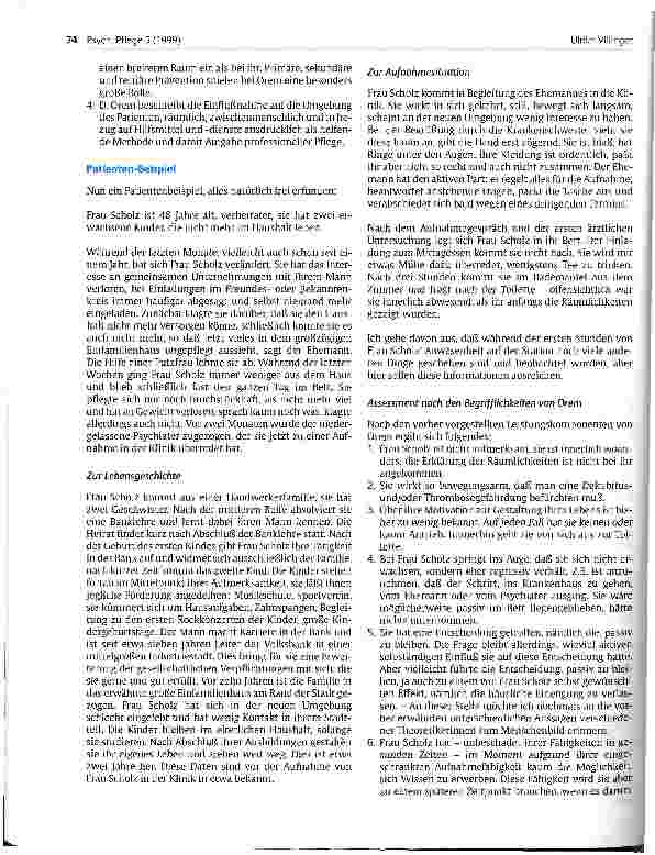 Vorschauseite 5: Das Pflegemodell von Dorothea Orem - brauchbar für die psychiatrische Pflege?