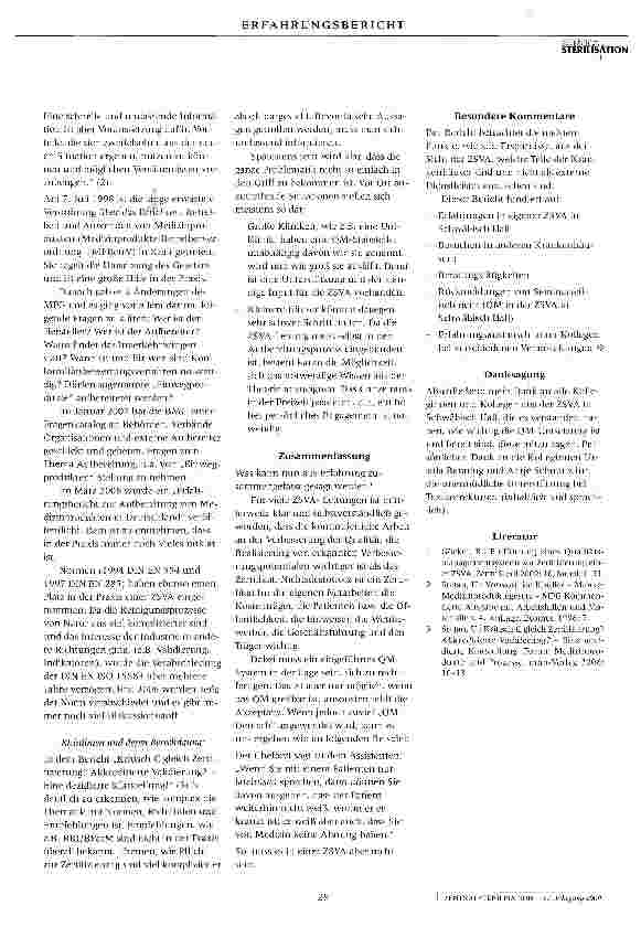 Vorschauseite 6: QM zum Anfassen - ein Erfahrungsbericht
