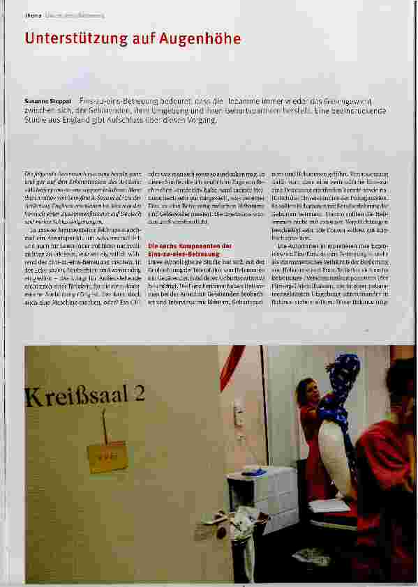 Vorschauseite 1: Unterstützung auf Augenhöhe