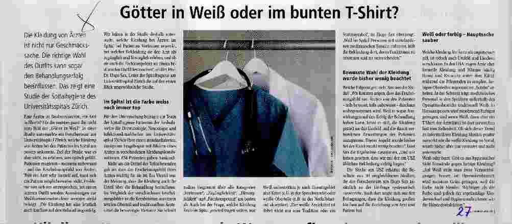 Vorschauseite 1: Götter in Weiß oder im bunten T-Shirt?