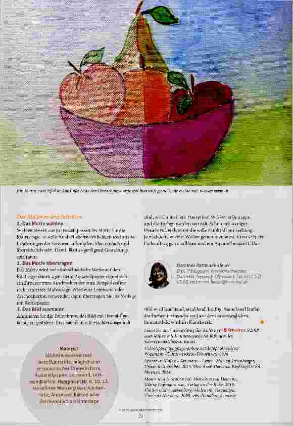 Vorschauseite 2: Mit Buntstiften Aquarelle zaubern