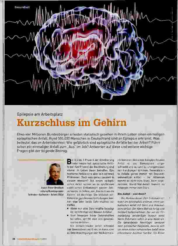 Vorschauseite 1: Kurzschluss im Gehirn