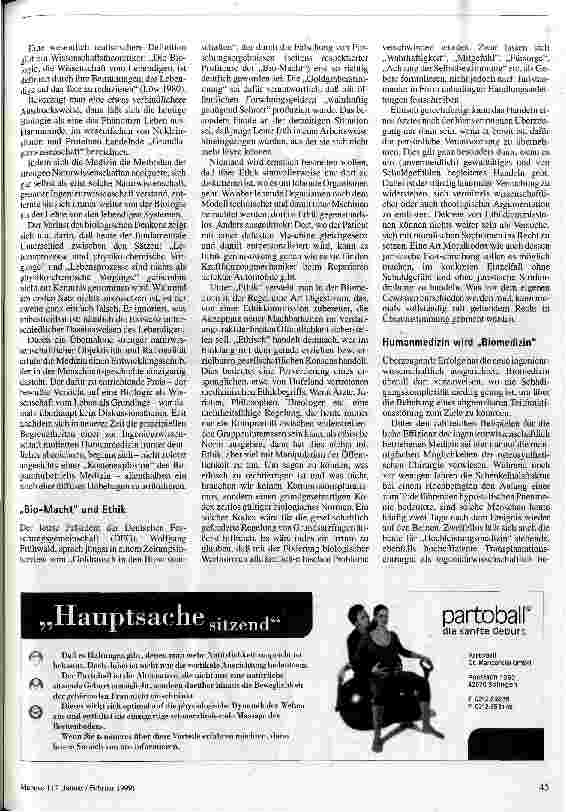 Vorschauseite 2: Die folgenschweren Wandlungen des Biologiebegriffs