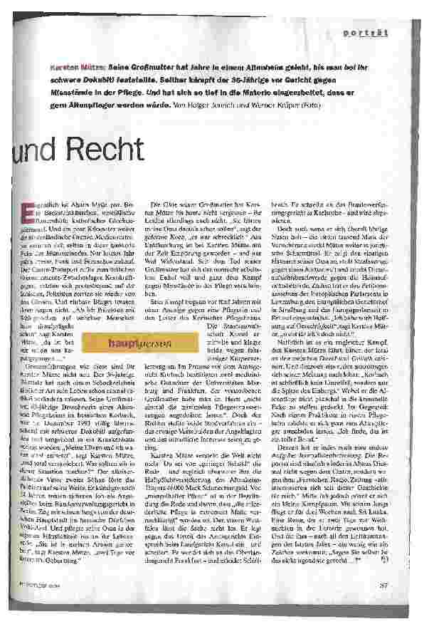 Vorschauseite 2: Mit Fug und Recht
