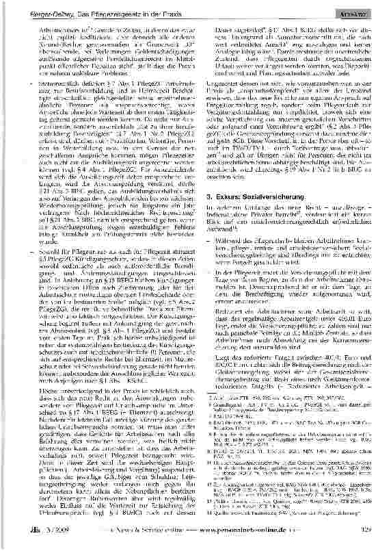 Vorschauseite 2: „Certe ignoratio futurorum malorum utilior est quam scientia1 - Das Pflegezeitgesetz in der Praxis