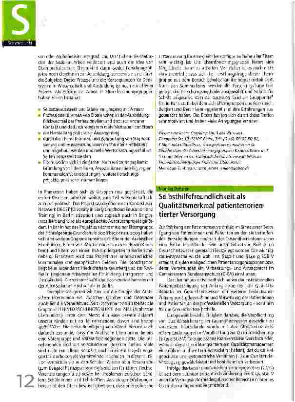 Vorschauseite 2: Elternforschungsgruppen: Wissenschaftliches Arbeiten von Eltern als Partizipation im Gemeinwesen