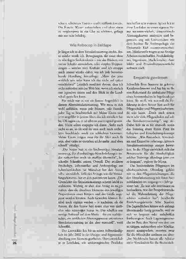 Vorschauseite 3: Wie es sich anfühlt, alt zu sein