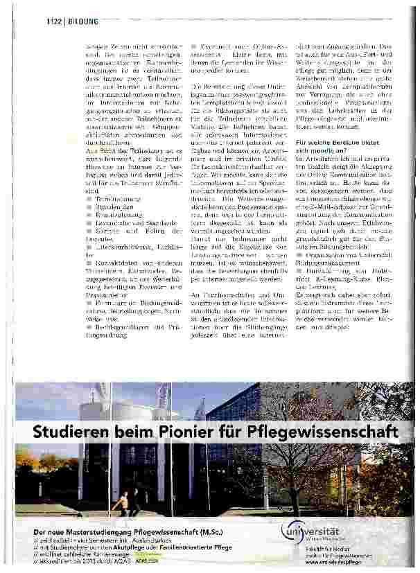 Vorschauseite 3: Lernplattformen vereinfachen die Weiterbildung