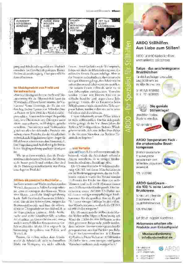 Vorschauseite 2: Was ist Stillen wert?