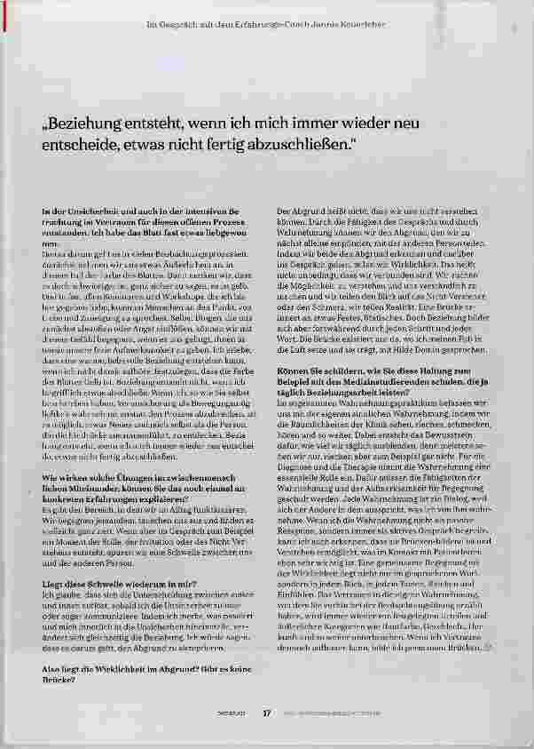 Vorschauseite 4: Die Wahrnehmun ist immer schon echt