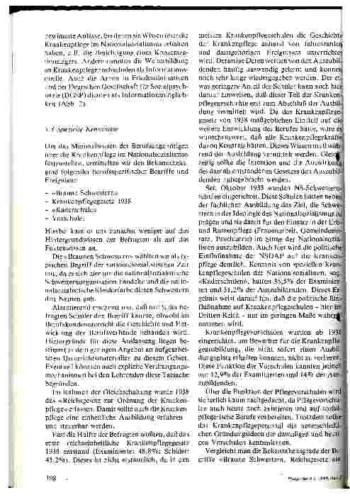Vorschauseite 4: Krankenpflege im Nationalsozialismus - ein Thema für den Unterricht?