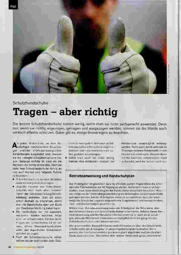 Vorschauseite 1: Tragen - aber richtig