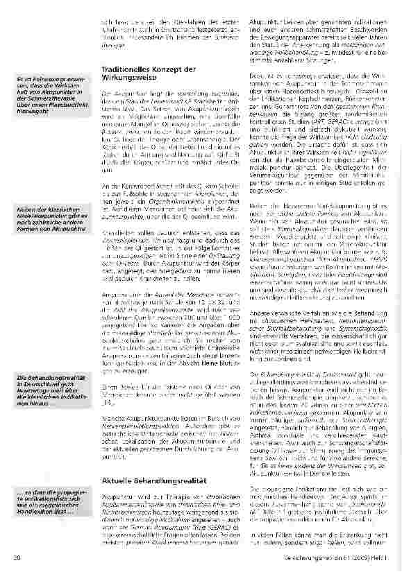 Vorschauseite 2: Akupunktur - propagierte Indikationen außerhalb der Schmerztherapie