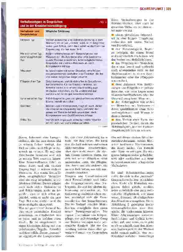 Vorschauseite 4: Mit Gesprächen pflegt es sich besser