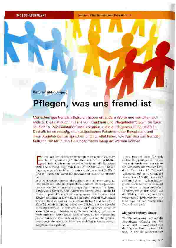 Vorschauseite 1: Pflegen, was uns fremd ist