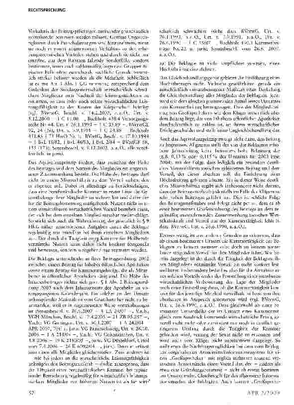 Vorschauseite 5: Apothekerkammerbeitrag