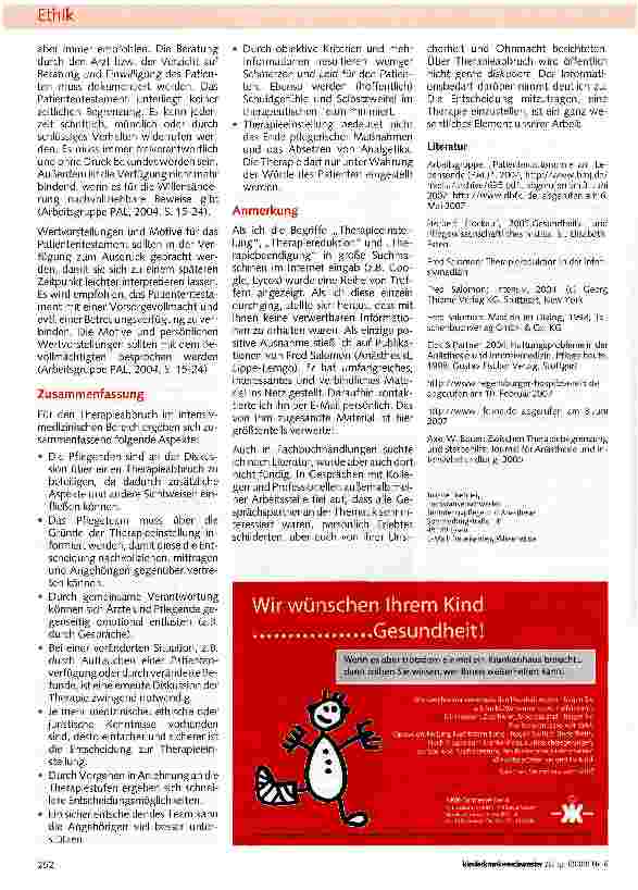 Vorschauseite 5: Intensivtherapie am Lebensende