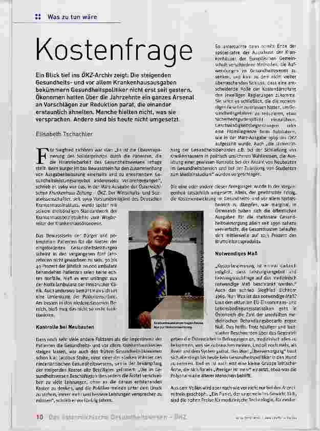 Vorschauseite 1: Kostenfrage