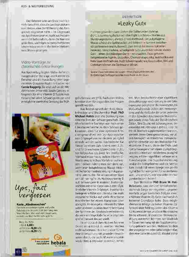 Vorschauseite 3: Für eine neue Gesundheitskuitur