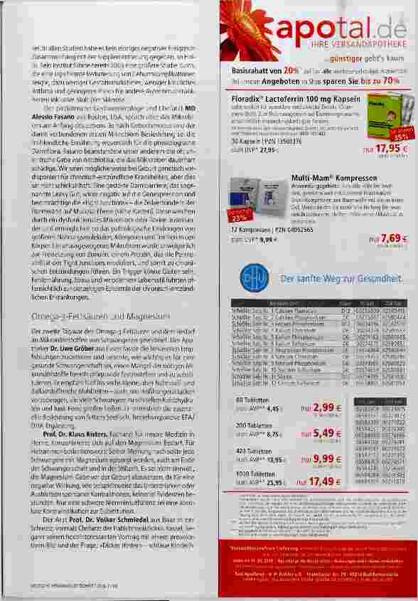 Vorschauseite 4: Für eine neue Gesundheitskuitur