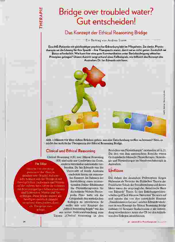 Vorschauseite 1: Bridge over troubled water? Gut entscheiden! Das Konzept der Ethical Reasoning Bridge