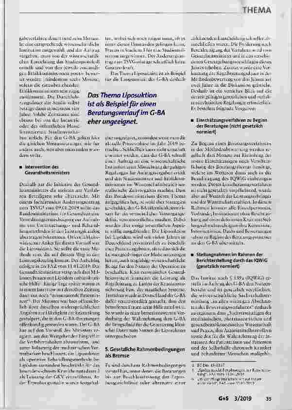 Vorschauseite 4: Innovationsbewertung im Gemeinsamen Bundesausschuss Tatsächlich zu langsam?