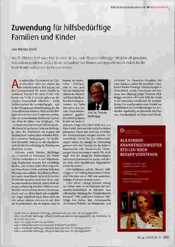 Vorschauseite 1: Zuwendung für hilfsbedürftige Familien und Kinder